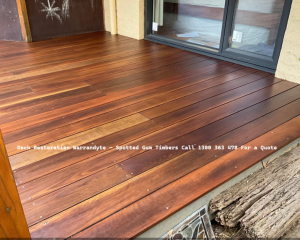 Spotted Gum timber restoration Warrandyte