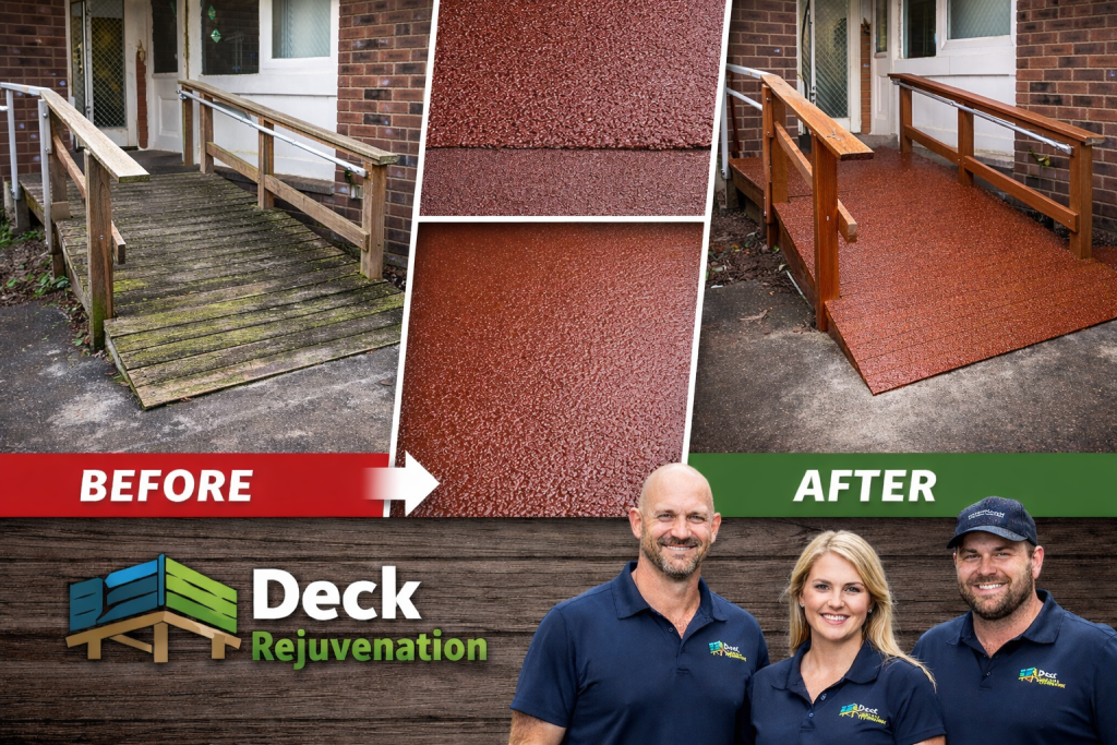 Ndis timber decking antisllip