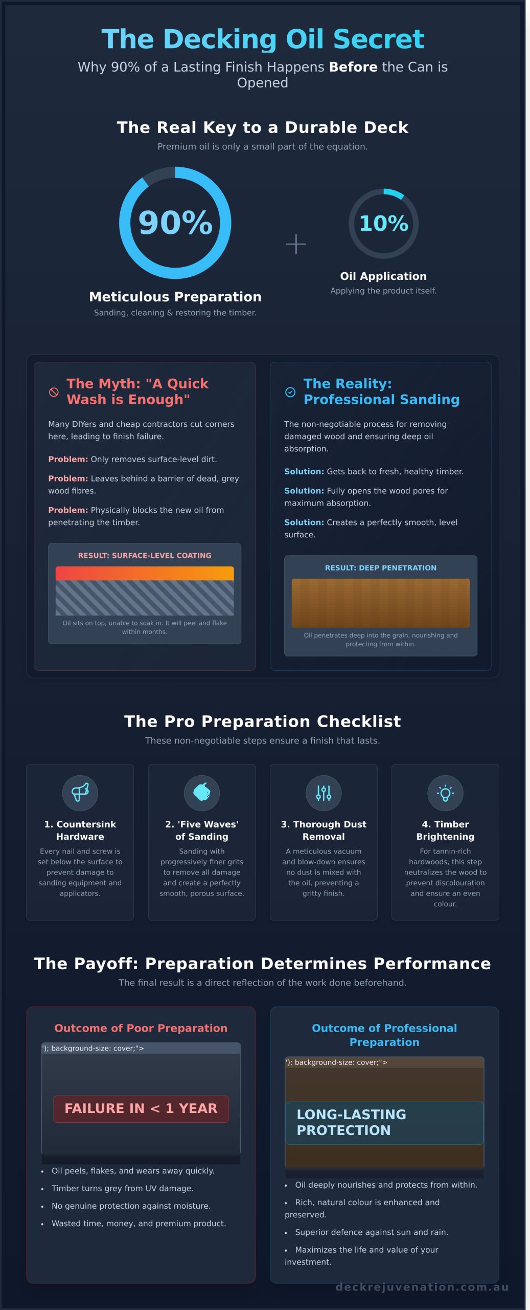 Sikkens Cetol Decking Oil: A Professional Review & Application Guide - Infographic